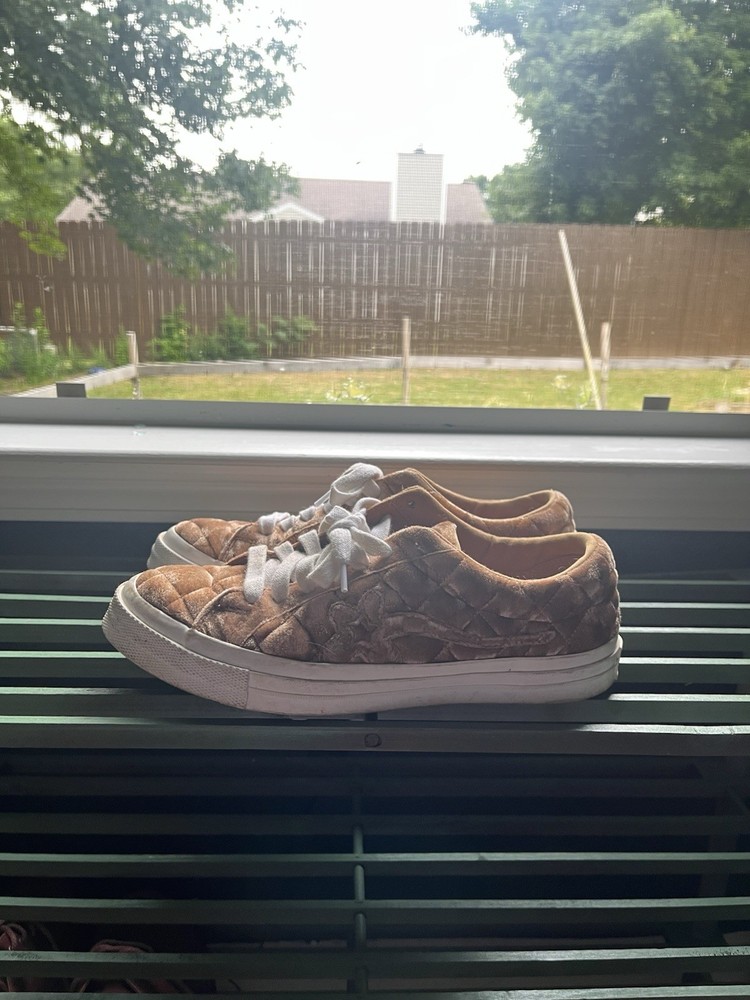 Converse Golf le Fleur x One Star Quilted Velvet Brown, Size 11