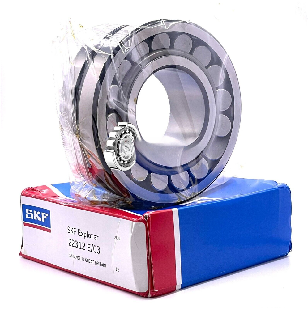 NEW SKF 22312 E C3 SPHERICAL ROLLER BEARING 60x130x46 mm