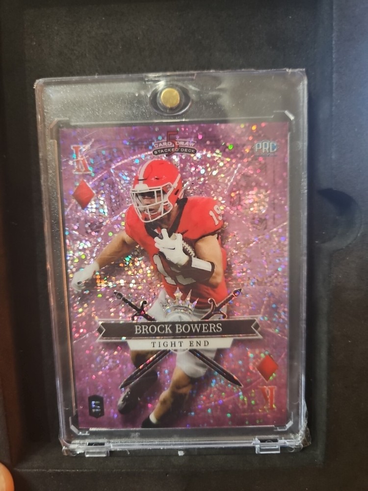 Brock Bowers (1/1) PRC #SDZ-BB 2023 Wild Card KING OF DIAMOND 5 Card Draw