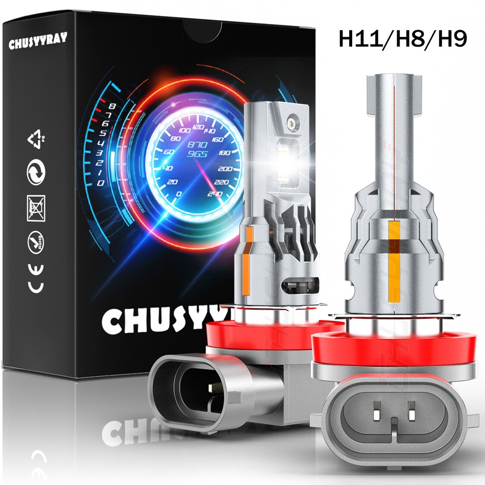 For Polaris Slingshot S SL SLR LE Center LED Headlight Bulbs 6000K Bright White