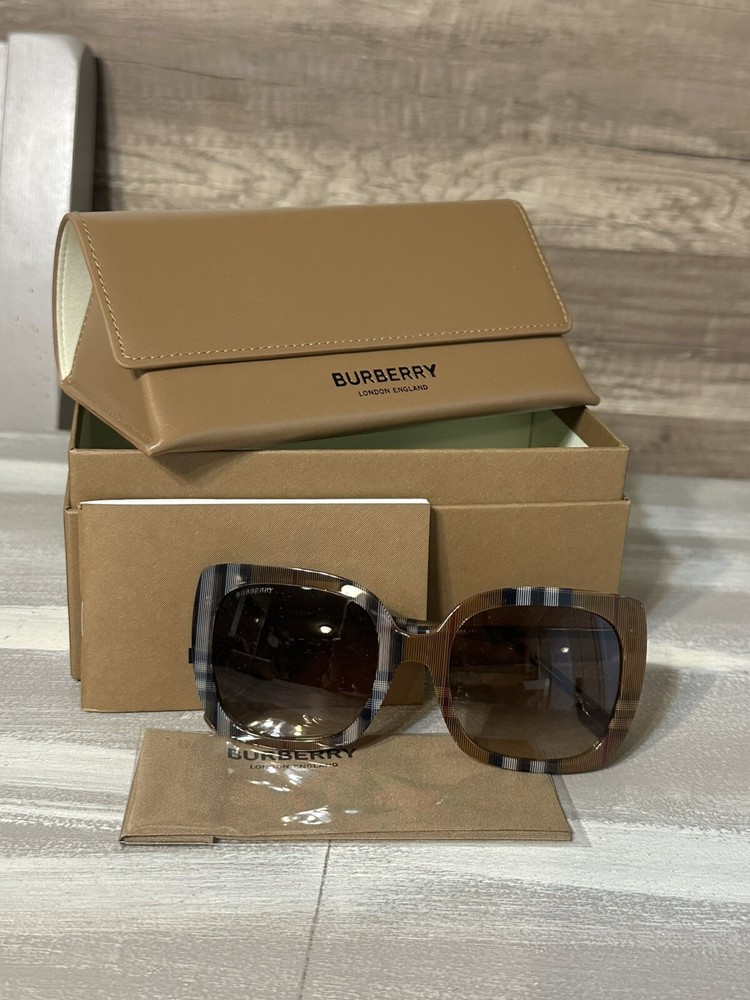 Burberry Caroll Women's Square Sunglasses - Brown (BE4323F-400513-56)