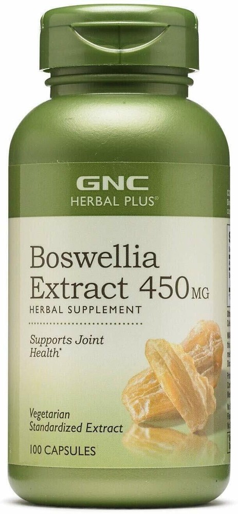 GNC Herbal Plus Boswellia Extract 450mg 100 Capsules(EXP:11/2026)