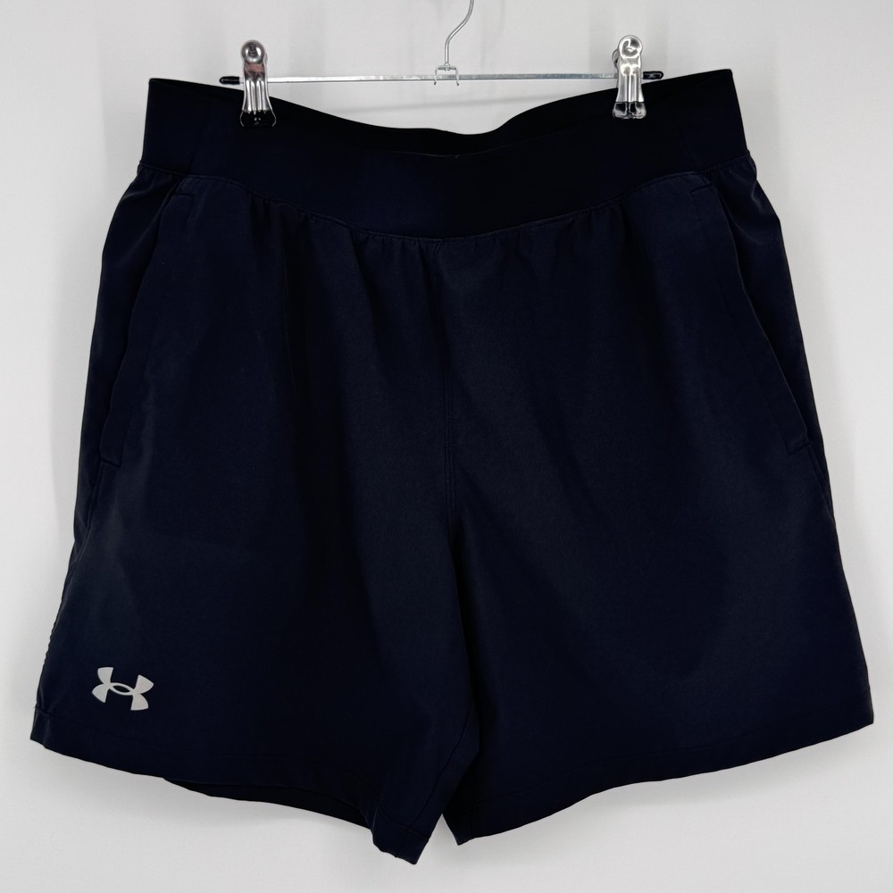 Under Armour Speedpocket Shorts Unisex Medium Black Running Training Athletic