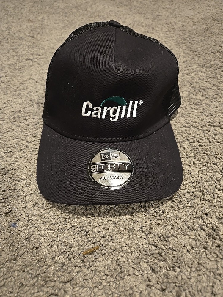New Era Vintage Style Cargill Black and Green Trucker Hat Snapback