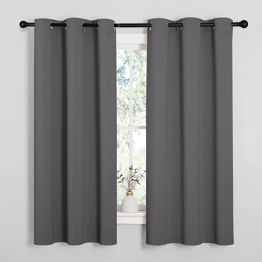 Thermal Insulated Blackout Curtains for Bedroom 2 Panels 42x63 Inches