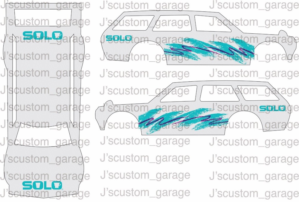 Universal solo cup  1/64 custom water slide decal Compatible for hot wheels