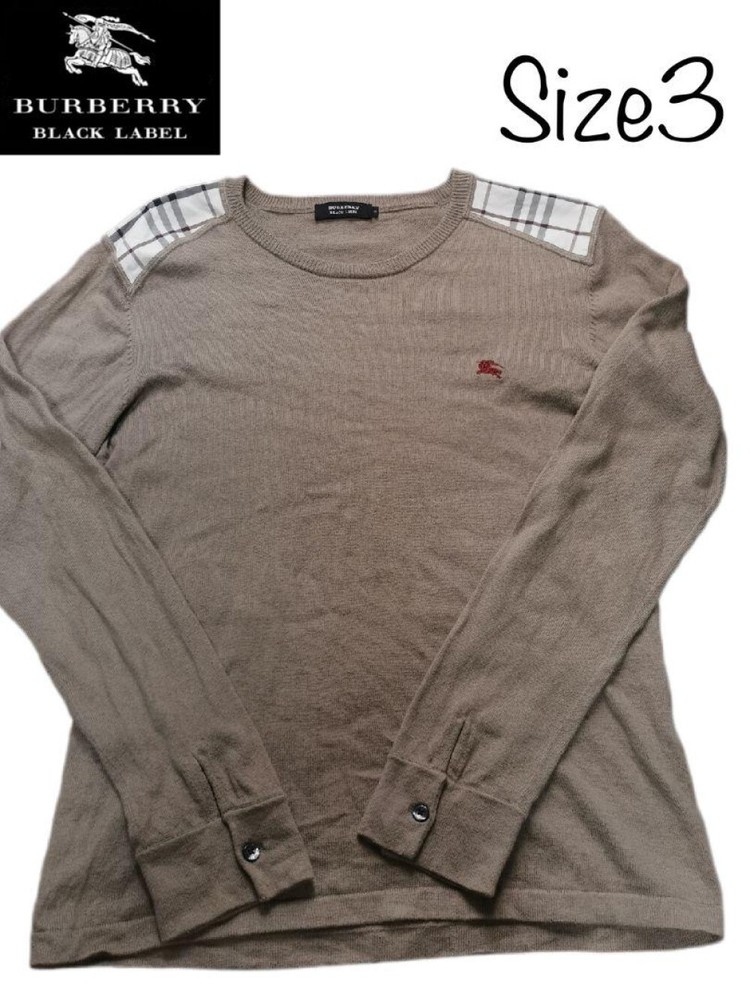 Burberry knit sweater Men's Fashion from Japan