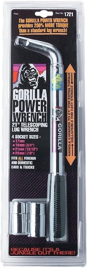 Gorilla Automotive 1721 Telescoping Power Wrench with Standard Socket