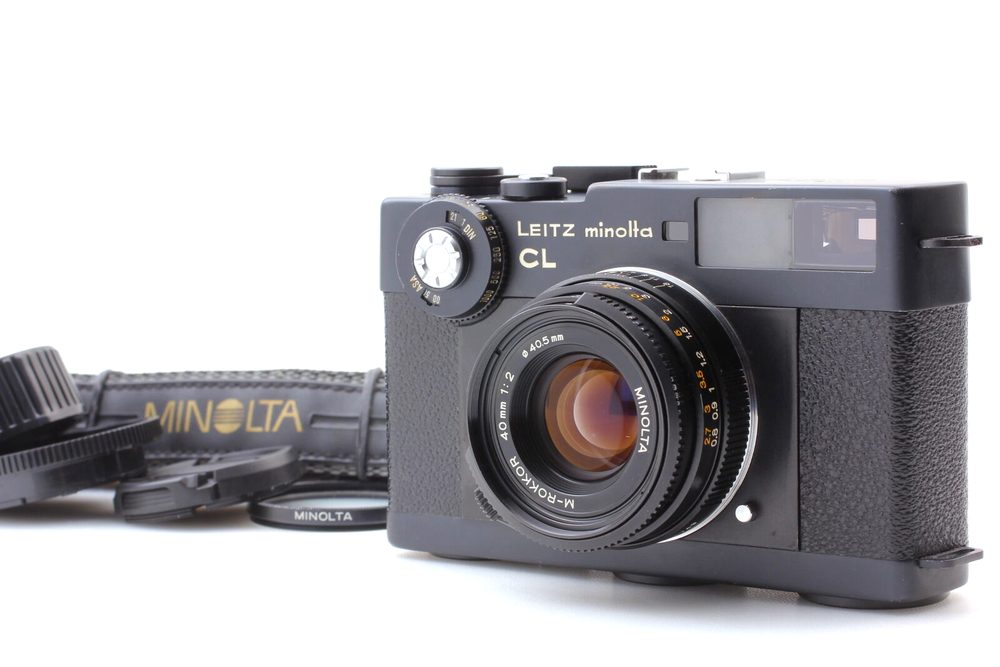 Tested Mint Leitz Minolta CL 35mm Film Camera with M-Rokkor 40mm F2 Lens from Japan