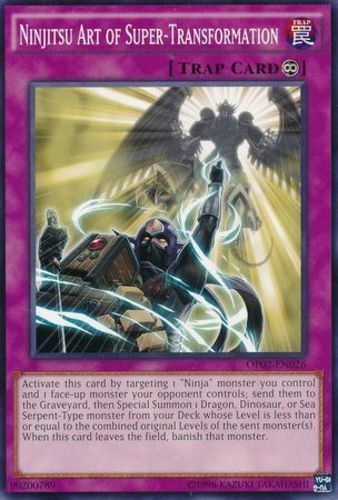 Ninjitsu Art of Super-Transformation OP02-EN026 Common x3 Lightly Played