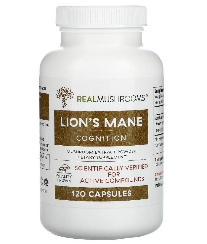 Lion's Mane, Mushroom Extract Powder, 120 Capsules
