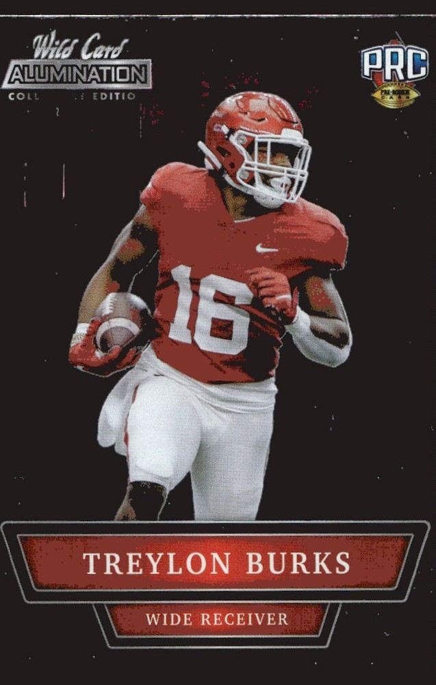 2022 Wild Card Alumination NIL Tennesse Titans Treylon Burks Rookie Arkansas