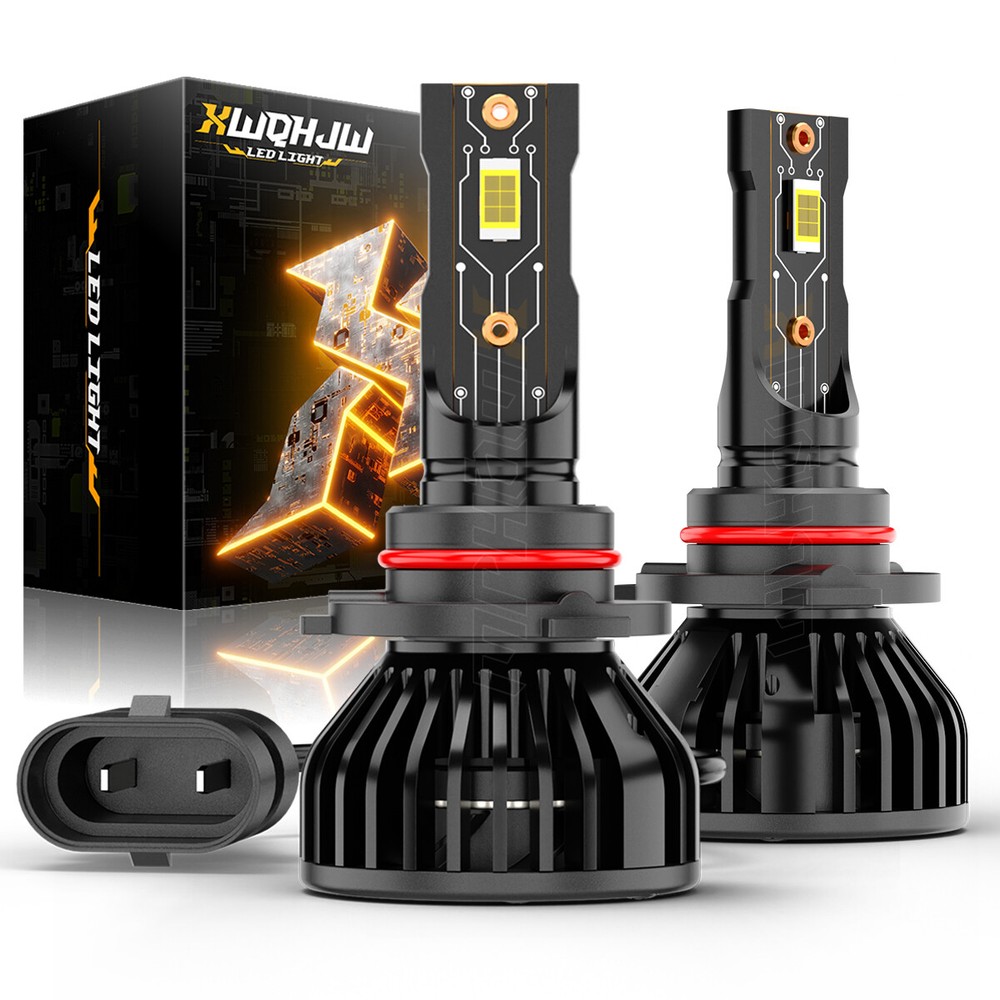 9005 LED Headlight Bulbs Super Bright 6000K White 70W High Low Beam Kit