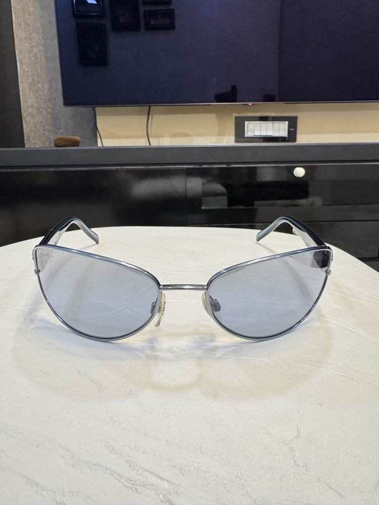 Chanel 4081 COCO MARK Blue Sunglasses Authentic Rare Vintage Frames