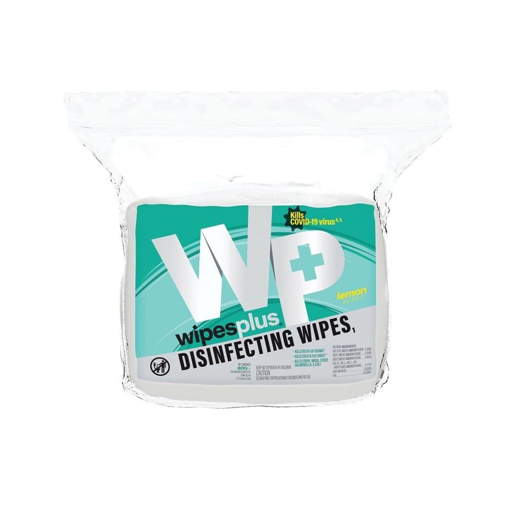 Disinfecting Surface Refill Bag Bleach Free with Lemon Scent for Home and Bus...