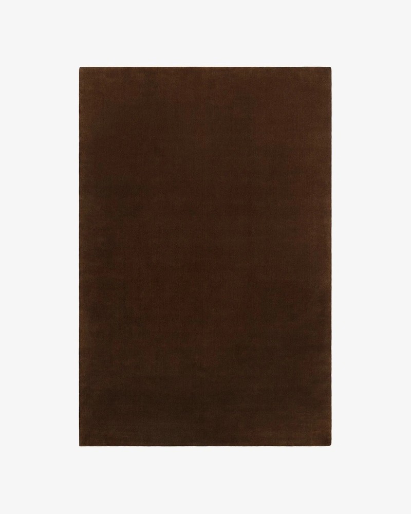 Hand-Tufted Wool Rug 9×12 ft - Nordic Knots Grand Walnut Rug , Handmade Area Rug