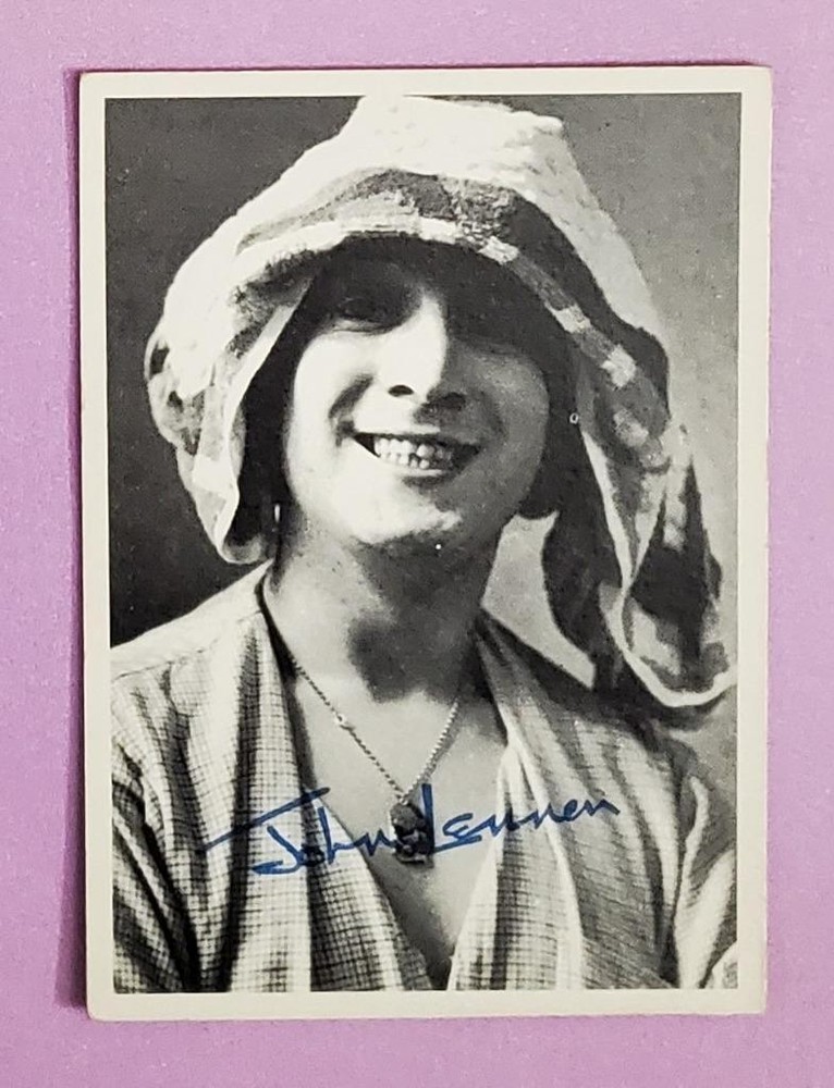 The Beatles US Original 1960's 2nd Series Topps B & W Card # 101 ORANGE BACK