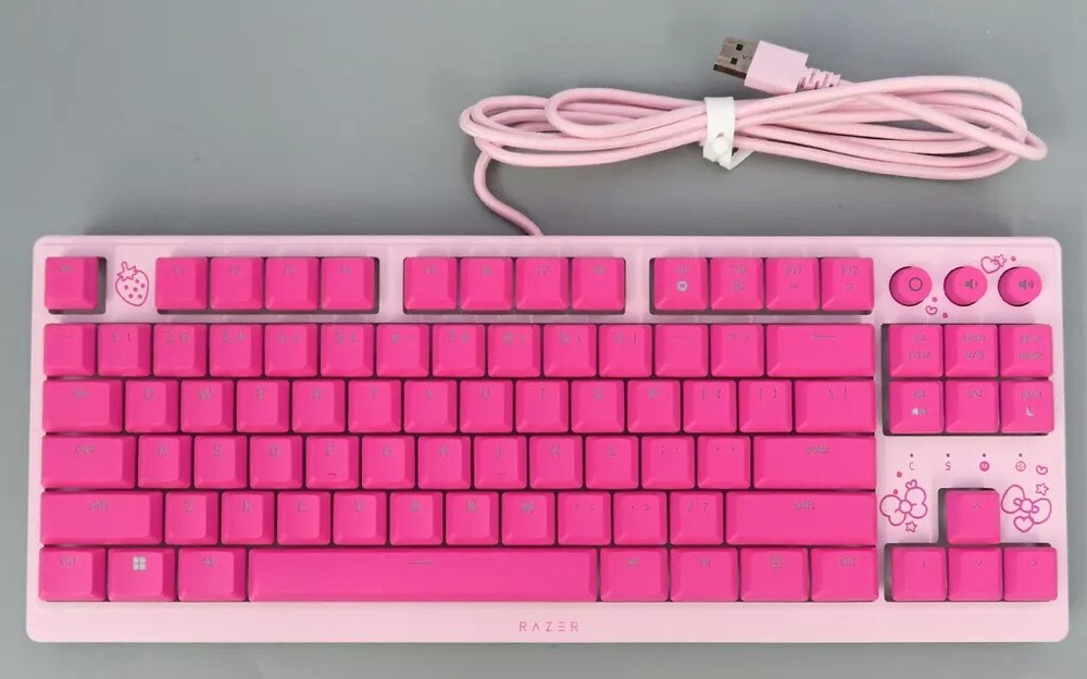 Razer Ornata V3 Gaming Keyboard US Layout Hello Kitty and Friends Edition