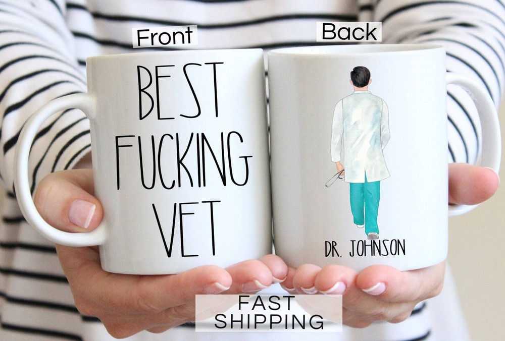 Custom Veterinarian Gift Veterinarian Mug Veterinarian Cup Funny Veterinarian