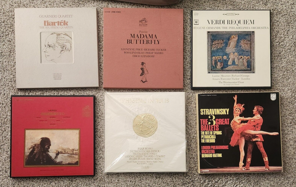 VINTAGE Classical LP's n Box Sets U Pik from pull down NEAR MINT Buy More & SAVE
