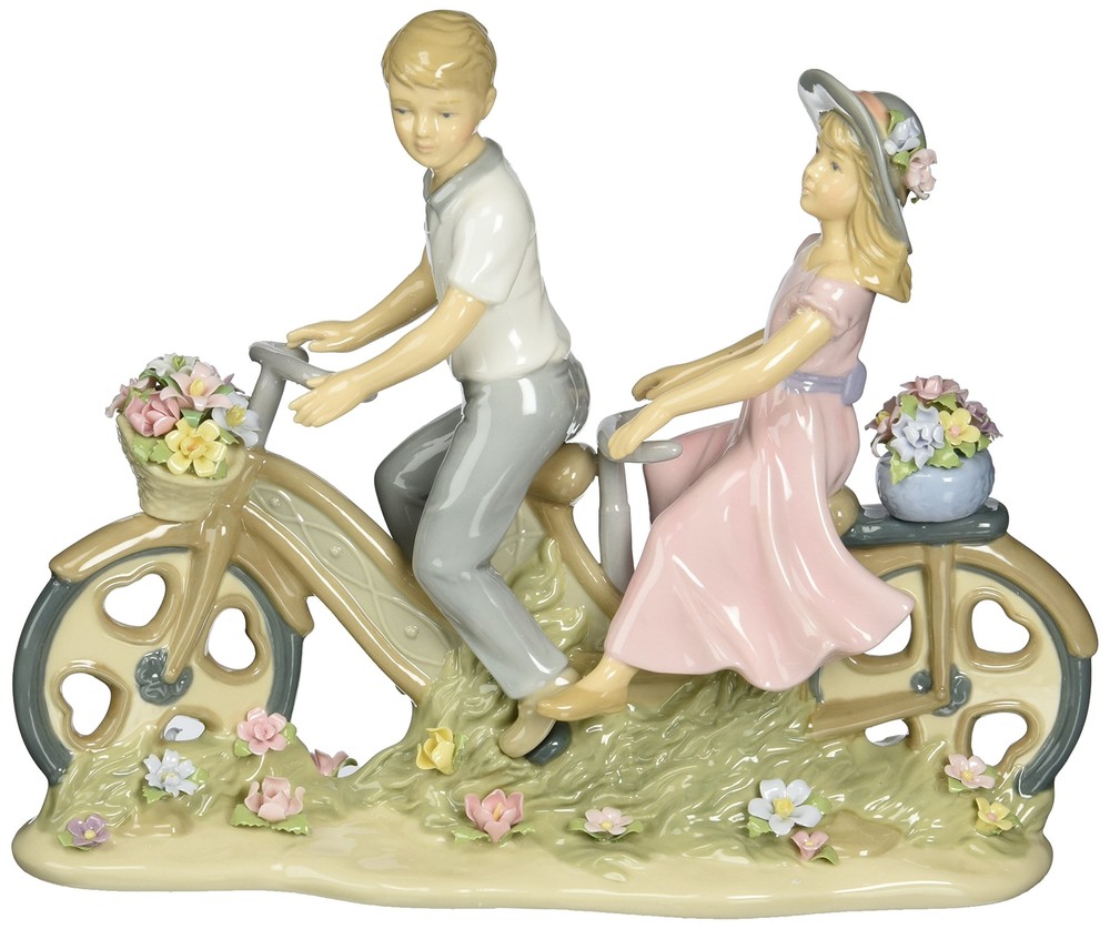 Fine Porcelain Figurine I Take You for A Ride Collectible