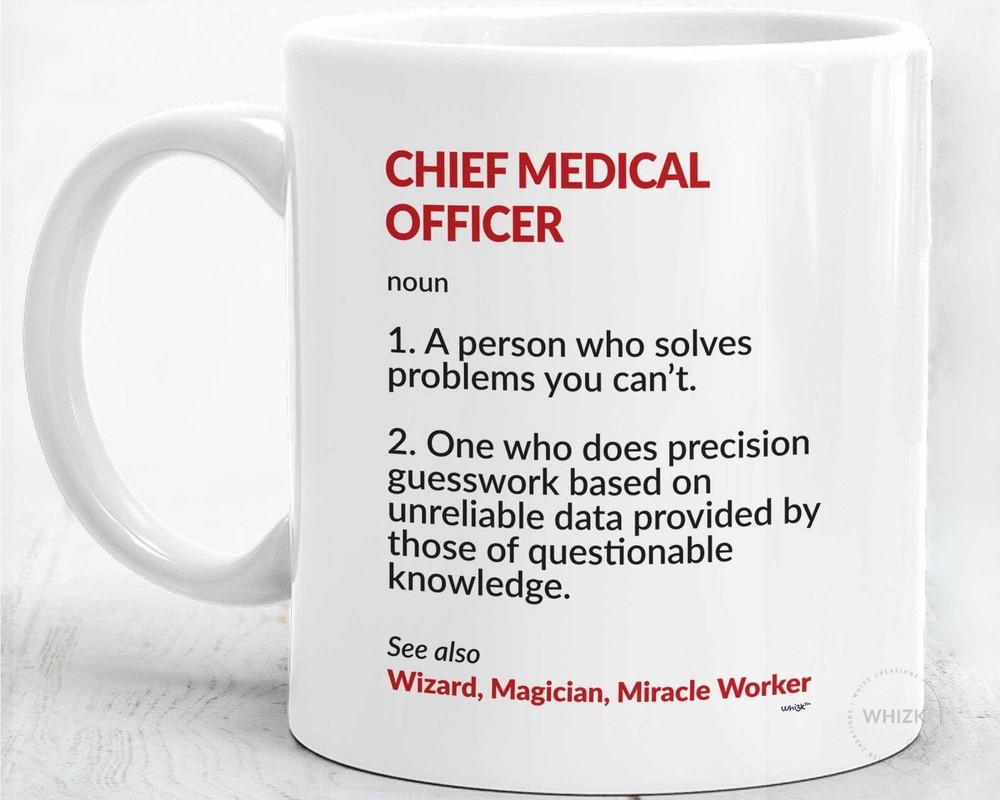 Chief Medical Officer Mug Chief Medical Officer Gifts Healthcare Administration
