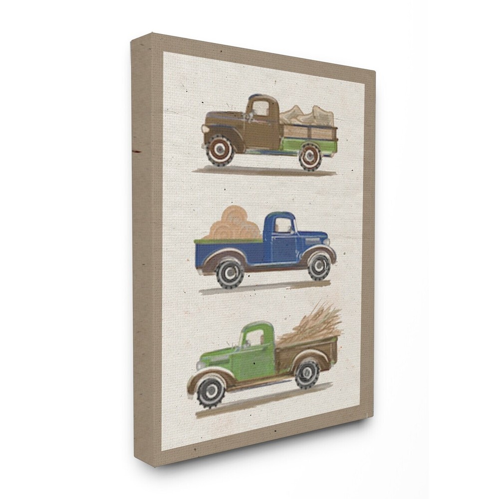 Stupell Vintage Tractor Canvas Wall Art  Oversized