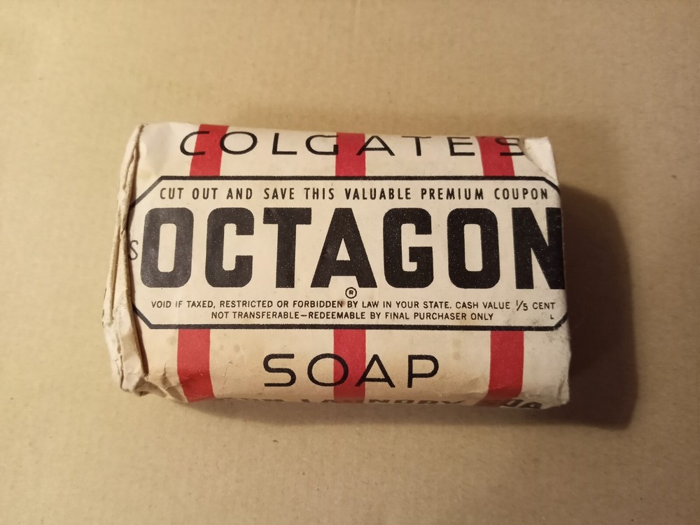 Vintage Colgate's Octagon Laundry Soap Coupon USA NOS Palmolive Peet 1920s-1940s-image