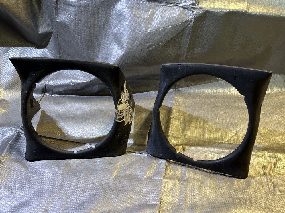 90-97 Mazda Miata OEM Black Headlight Bezel Frame Surround Trim Kit #1