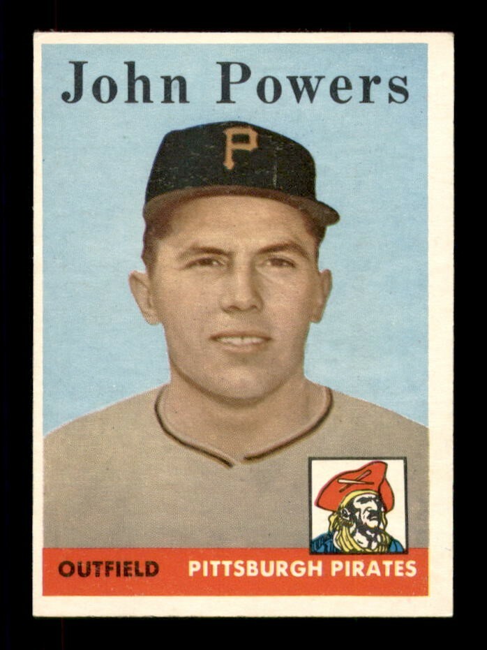 1958 Topps Set Break # 432 John Powers EX-MINT *OBGcards*