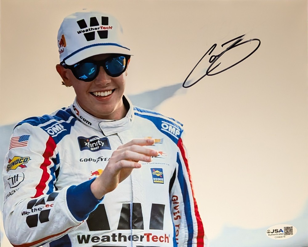 Connor Zilisch Signed 8x10 Photo Autographed JSA COA NASCAR Rising Star Rookie