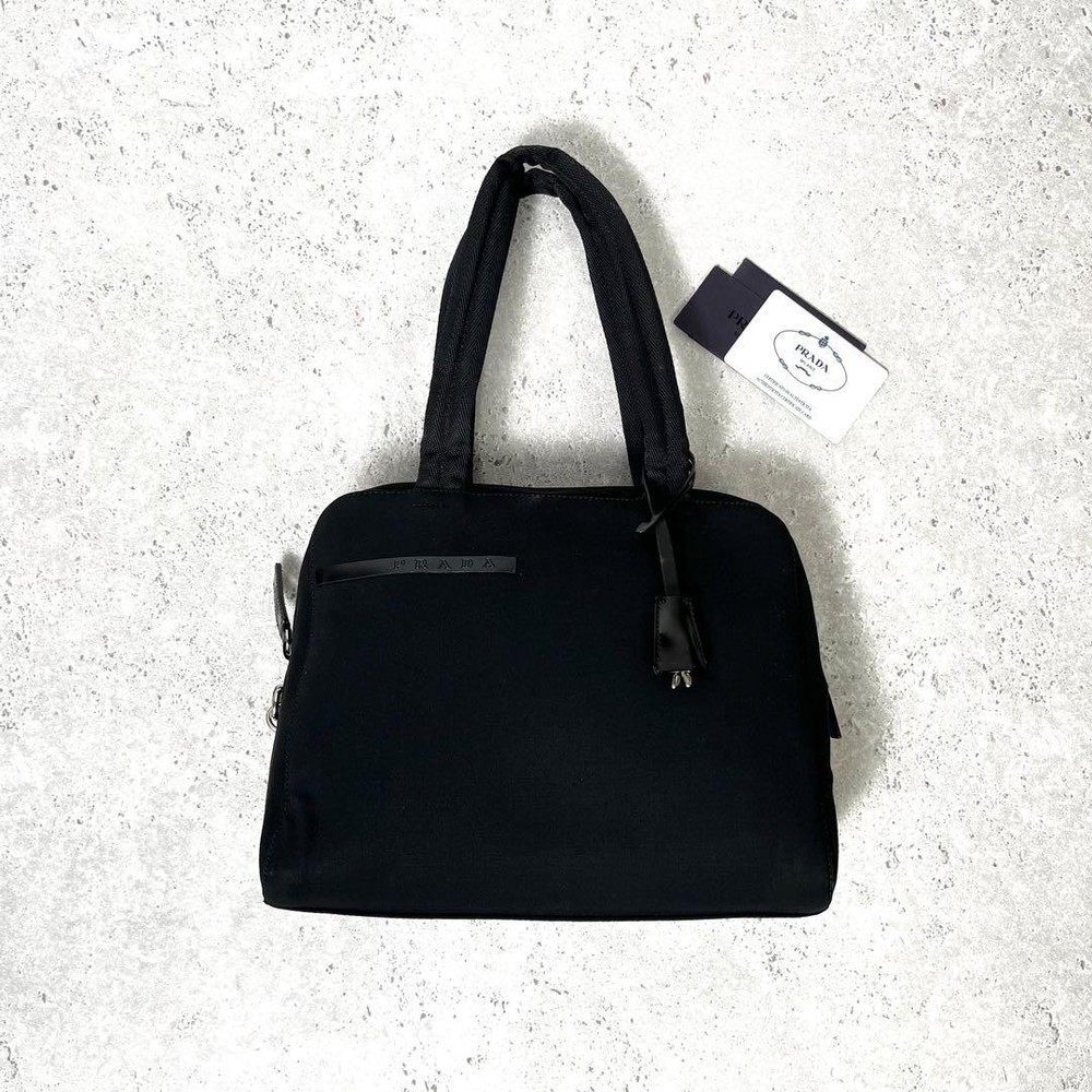 Prada Sport Archive Gray Handbag Pre-Owned Authentic