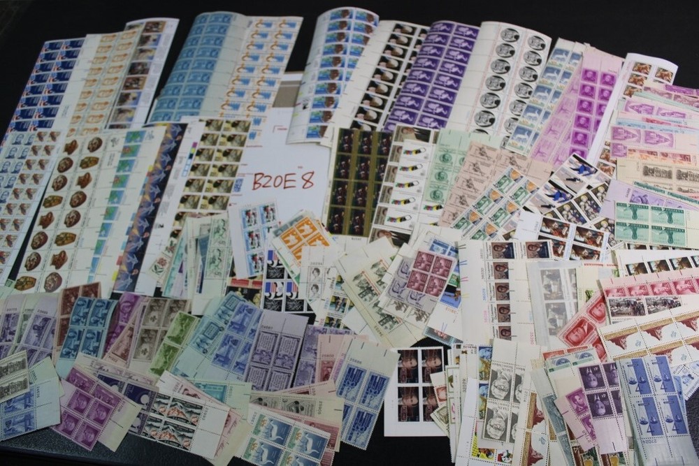 CKStamps : Terrific Mint US Plate Blocks Stamps Collection ( Face Value $110.00
