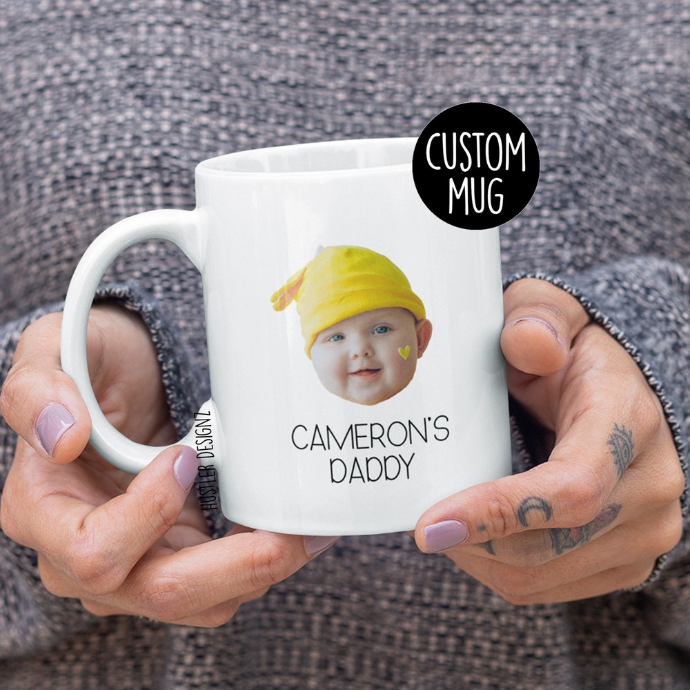 Baby Photo Gift Gift For Dad Dad Gift Dad Mug Fathers Day Gift New Dad Gift Mom