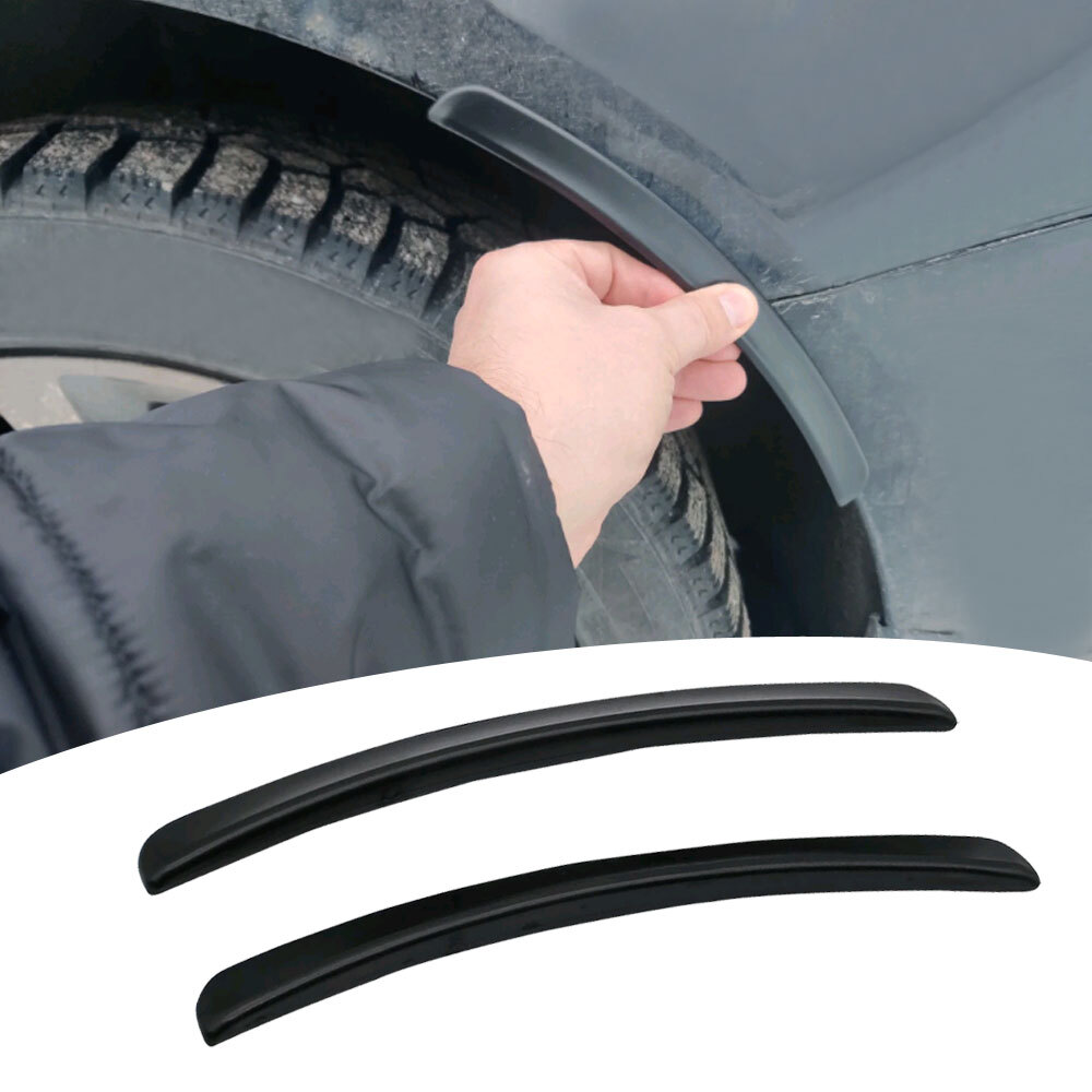 2 x Car Eyebrow Wheel Arch Trim Strip Fender Flare Protector Sticker Accessories