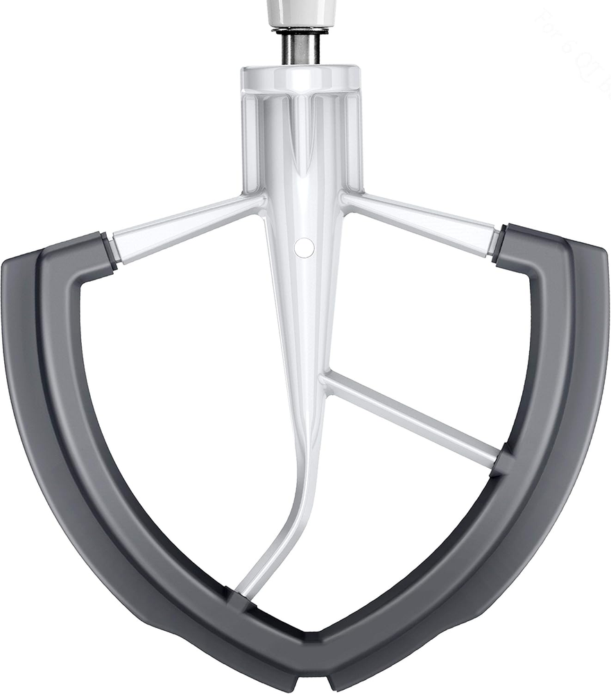 KitchenAid 6QT Bowl-Lift Stand Mixer Flex Edge Beater with Double Silicone Scrapers