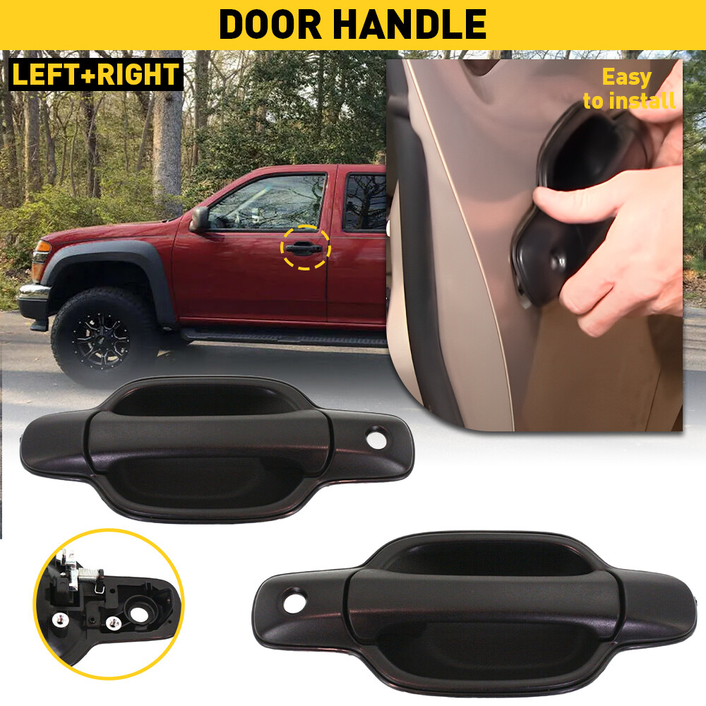 2004-2012 GMC Canyon Front Right Exterior Door Handle in Black