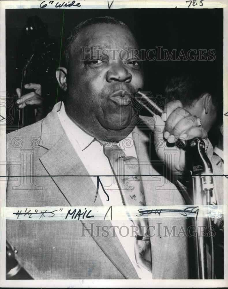 Press Photo Jazz singer & pianist Jimmy Rushing - pio26870