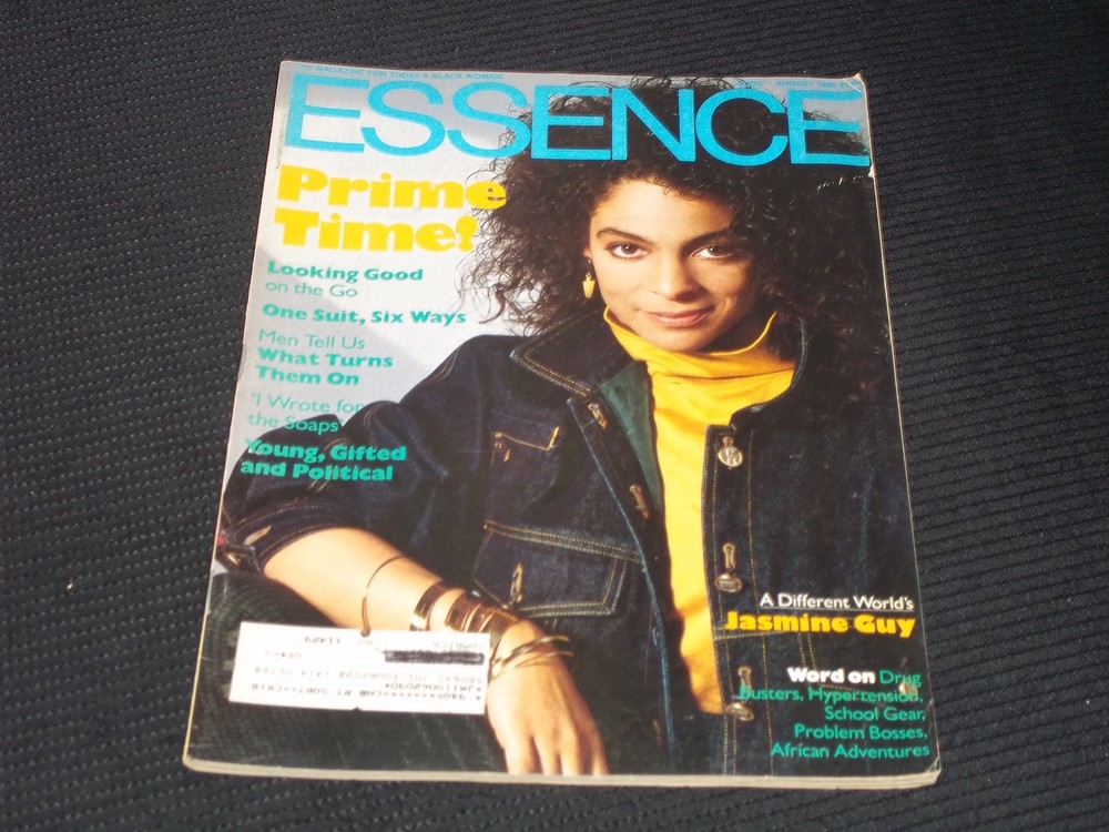 1988 August Essence Magazine with Jasmine Guy Cover - H 8650
