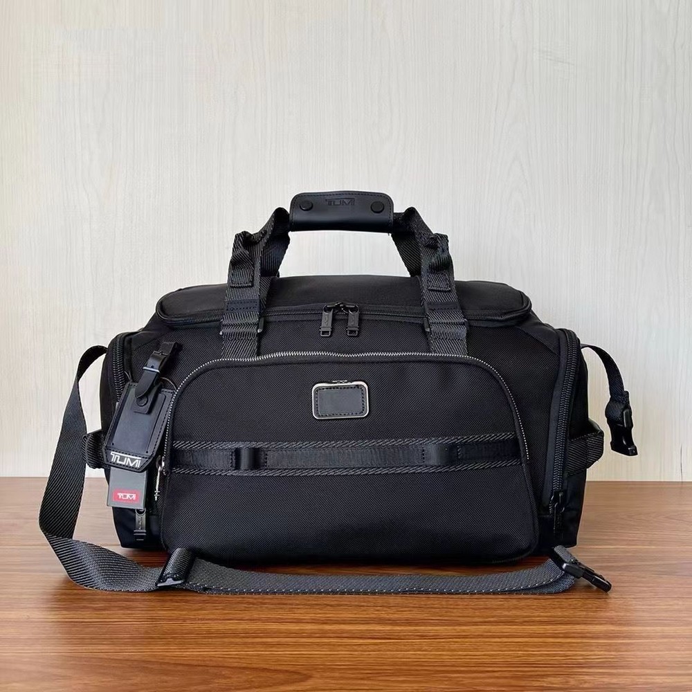 TUMI Alpha Bravo Mason Duffel 232722 Black Boston Golf Bag NWT