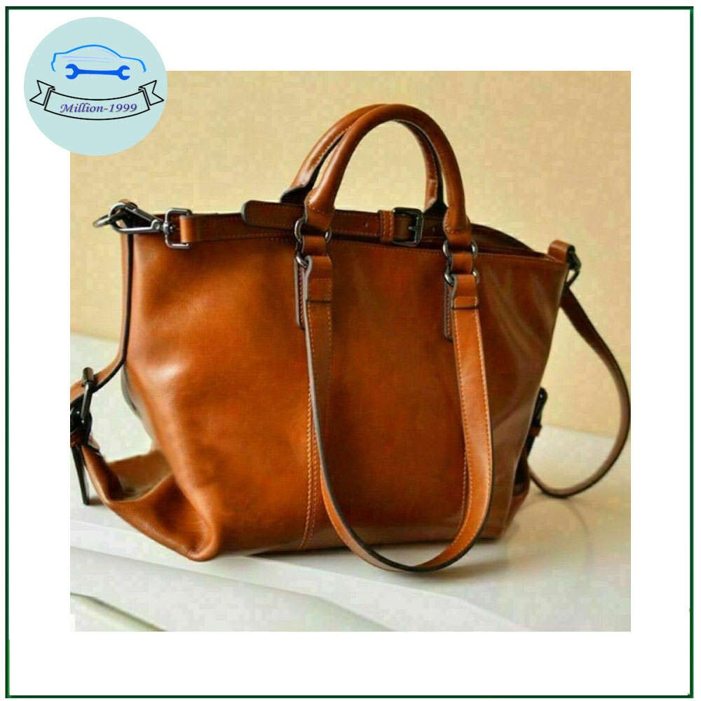 Large Tote Shoulder Handbag Soft Leather Satchel Bag Hobo Purse Gift