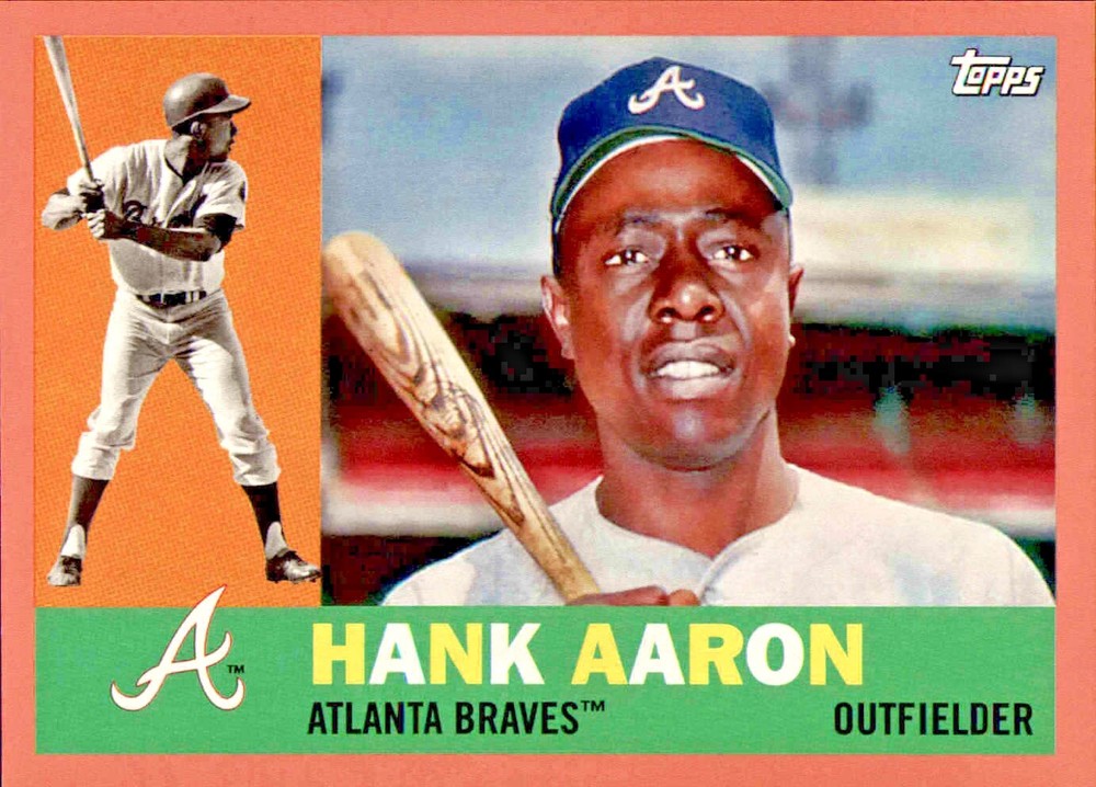 2017 Topps Archives Hank Aaron Peach Parallel #50 -/199 - Atlanta Braves