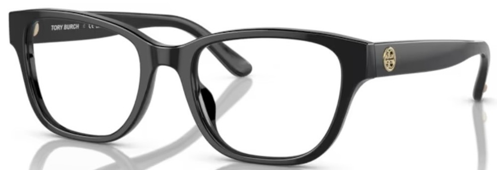 Tory Burch TY2135U Black Rectangle Women's Eyeglasses 52mm Full Rim Frame
