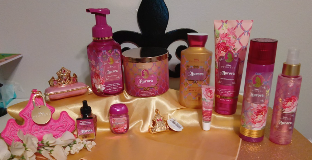 Bath & Body Works Disney Princess Aurora 12 pc set Limited time Edition-image