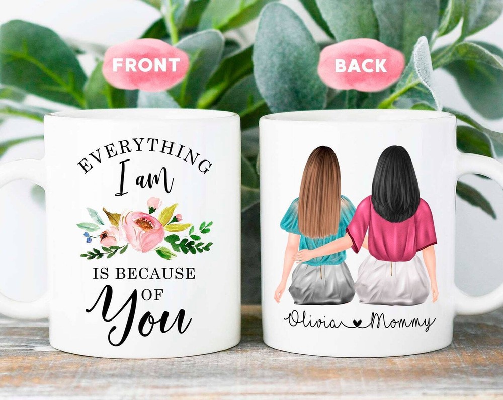 Personalized Mom Mug Mom Gift From Daughter Mother With Daughter Mug Mothers Day