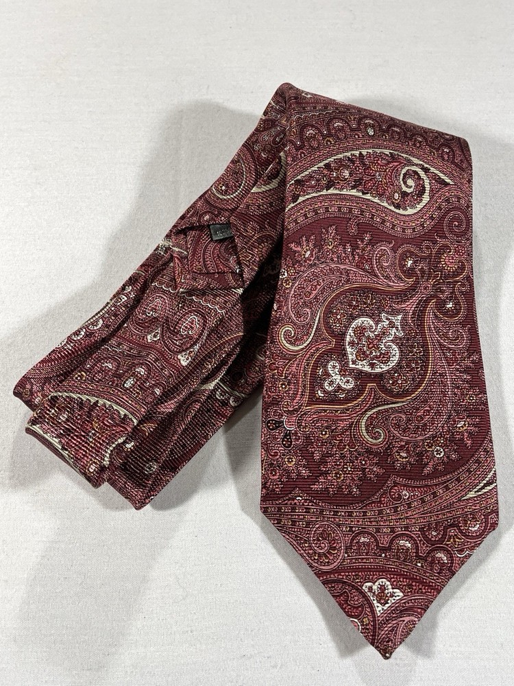 Daniel Cremieux Signature Collection Tie NWT 100% Silk Limited Edition - Red