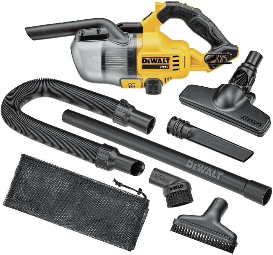 DEWALT 20V Handheld Vacuum Cordless, Car Vacuum with HEPA Filter (DCV501HB)