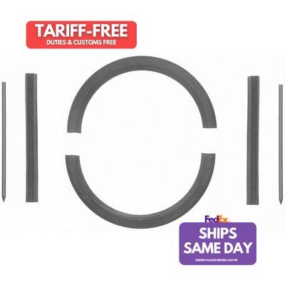 Fel-Pro BS 6141, One Black Rubber Rear Main Seal Set Fits Ford Y-Block 239/272/2