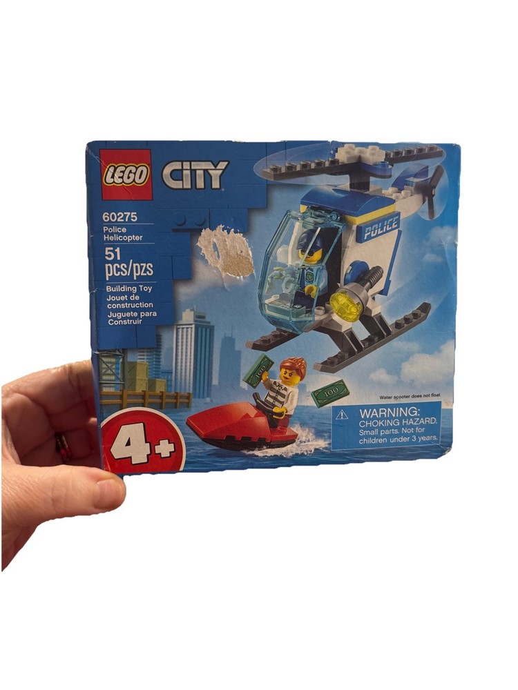 LEGO CITY Police Helicopter Toy Set 60275 for Kids Building Fun