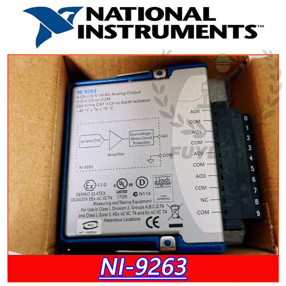 Used NI National Instruments NI-9263 high quality Quality Guaranteed Free Ship